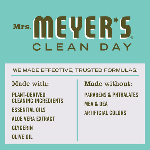 Mrs Meyers Liquid Hand Soap Basil 370ml