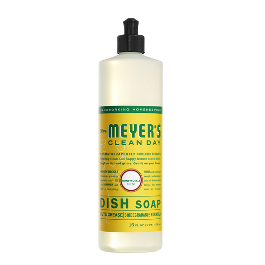 Mrs Meyers Liquid Dish Soap Honeysuckle 473ml